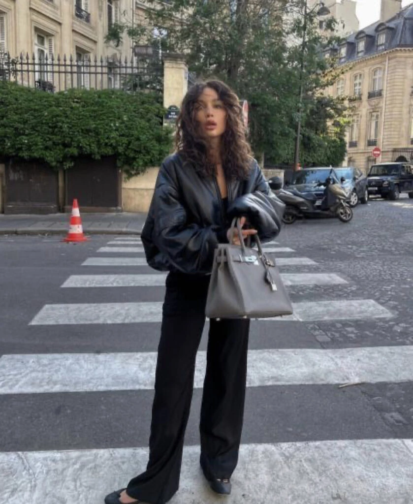 Pantalones puddle. Foto: Pinterest.