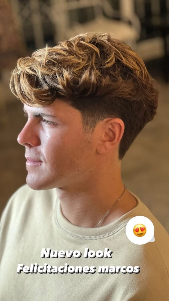 El cambio de look de Marcos Ginocchio