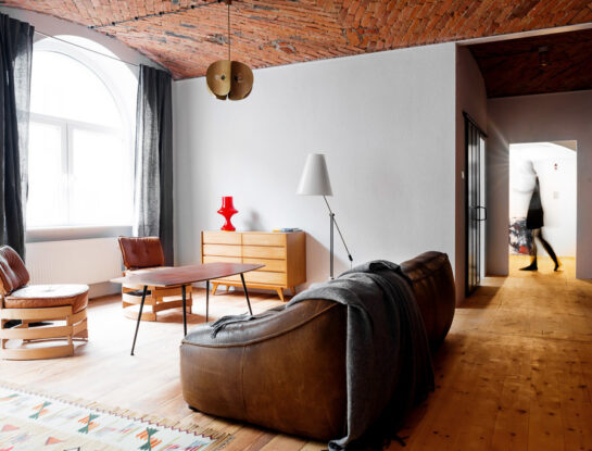 Así se diseñó un loft con espíritu vintage en una antigua fábrica de mermelada