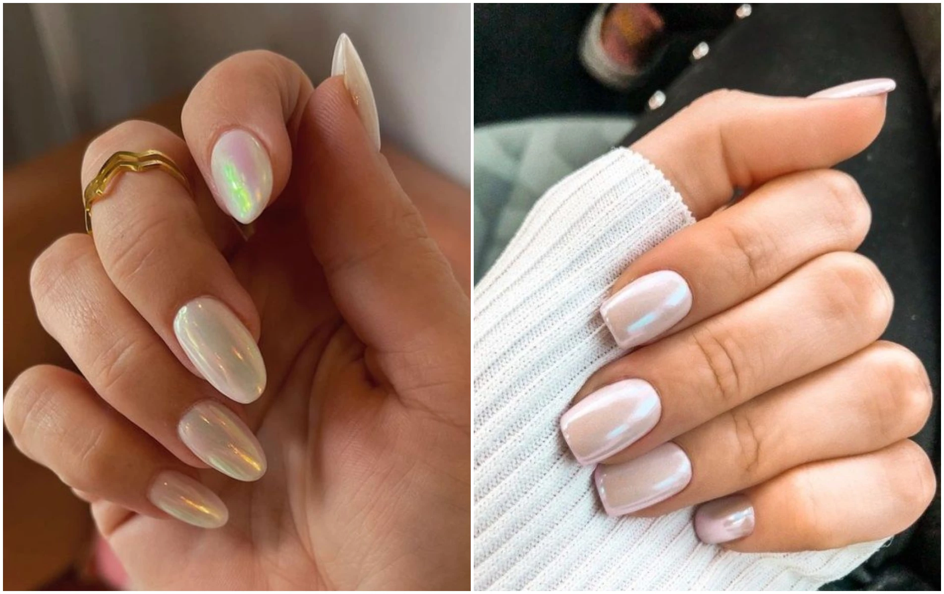 Uñas Vanilla Chrome, la manicura que será tendencia en primavera