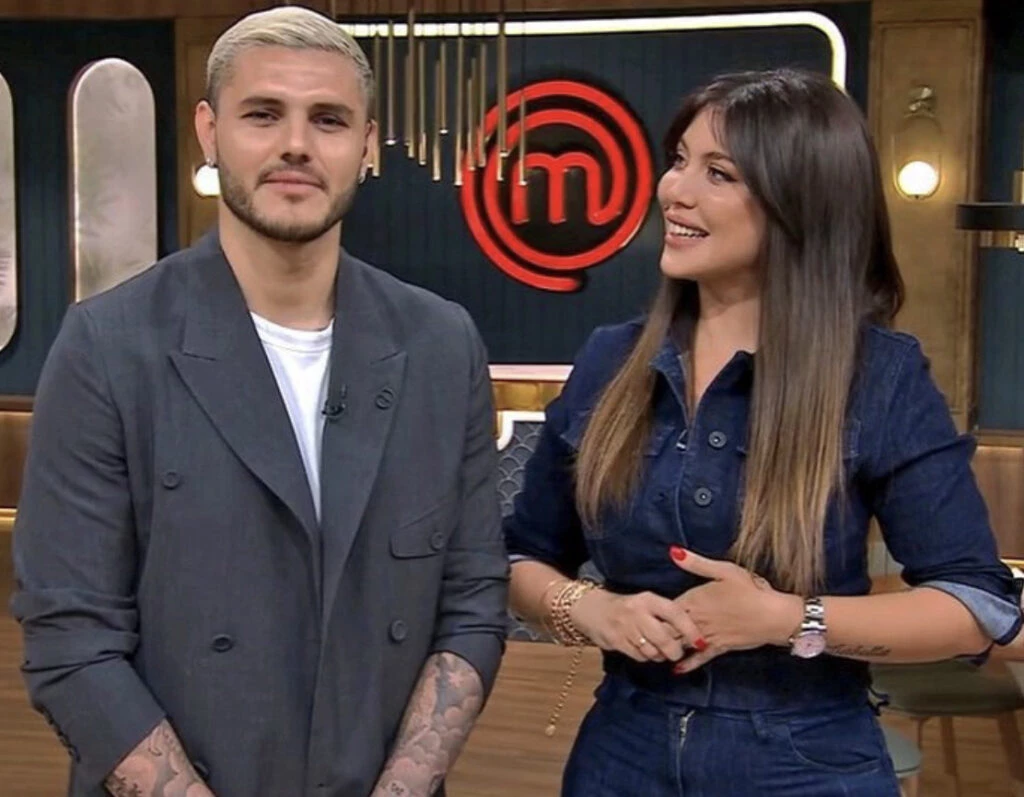 Wanda Nara y su look denim total. Foto: Instagram.