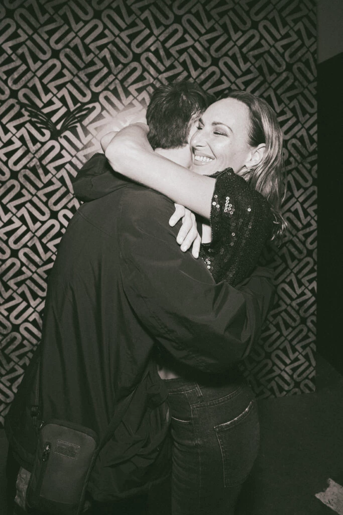 Catarina Spinetta y su hijo Angelo Mutti