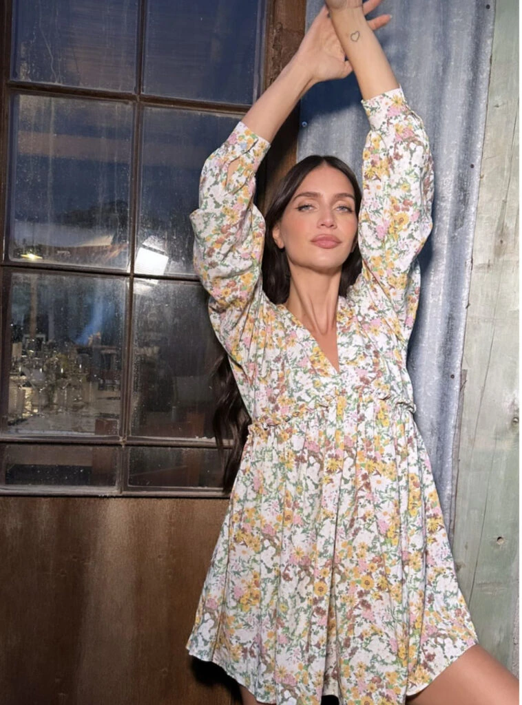 Zaira Nara y su look romántico. Foto: Instagram.