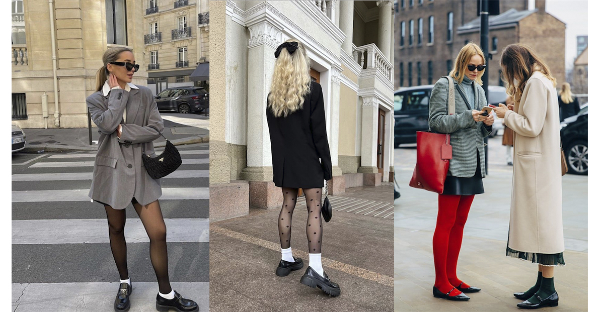 Los mejores looks con medias del street style - Revista Para Ti