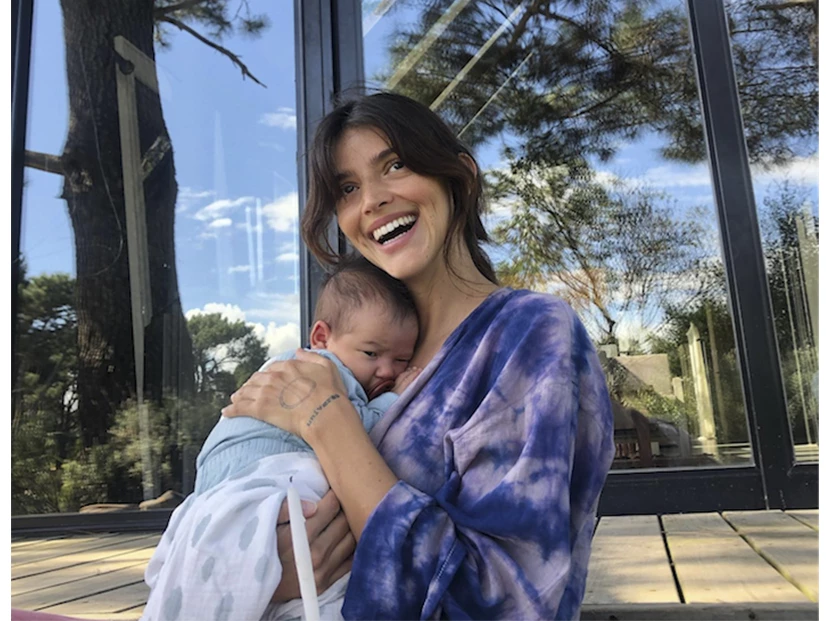 calu riero celebró su primer cumpleaños junto a su hijo tao