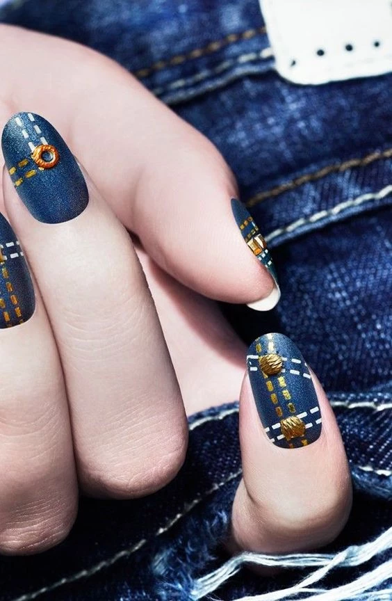 uñas full denim