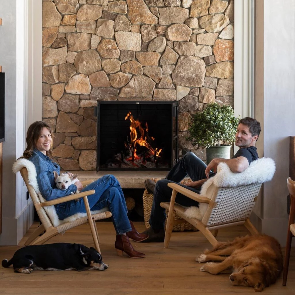 hilary swank y su marido en su casa