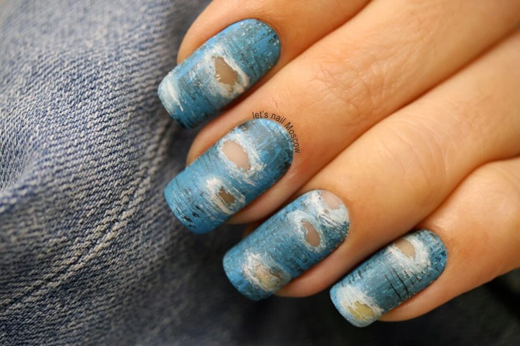 uñas full denim