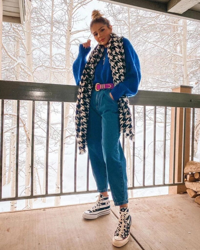 pied de poule looks otoño 2023