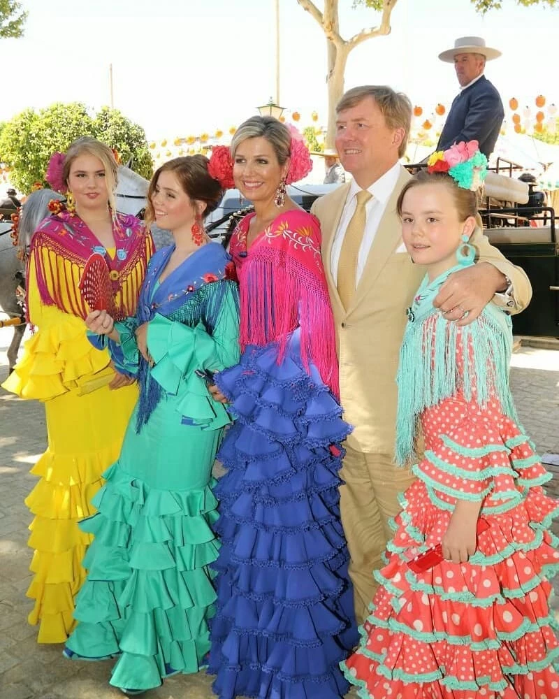 ariane, alexia y amalia de paises bajos