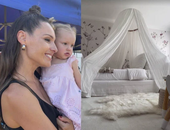 Las fotos de la remodelación del cuarto de Ana García Moritán, la hija de Pampita, que ya dejó de dormir en cuna