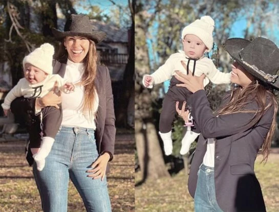 Las fotos del viaje al campo de Barby Franco, Fernando y Sarah Burlando: fueron a pasar el finde largo a su casa de Las Flores