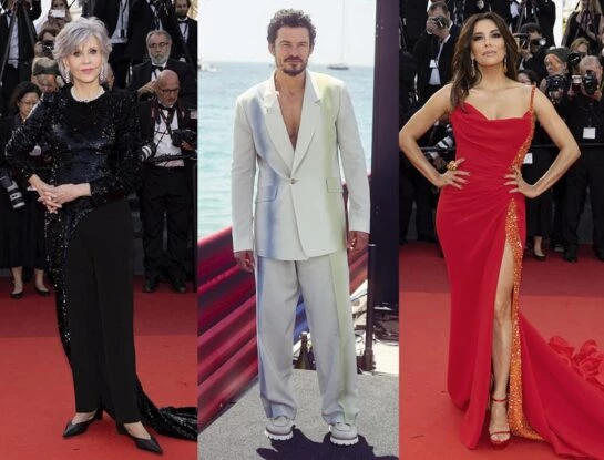 Vidriera: de Jane Fonda a Orlando Bloom y Eva Longoria, los looks de la gala de clausura de Cannes 2023