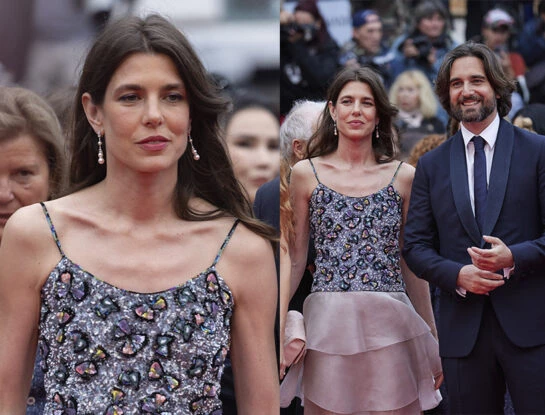 El look súper romántico de Charlotte Casiraghi en el Festival de Cannes: llevó un delicado diseño de Chanel