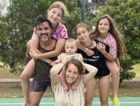 Las fotos del viaje de Fabián Cubero, Mica Viciconte y Luca, Indiana, Allegra y Sienna a Mar del Plata: diversión en familia