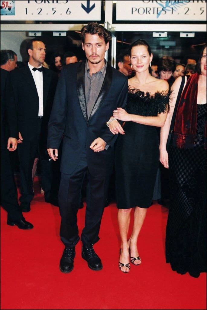 Cannes Johnny Depp y kate moss