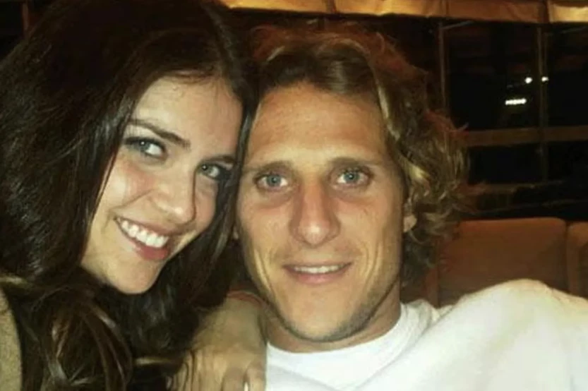 Zaira Nara y Diego Forlan
