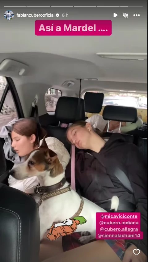 Los Cubero rumbo a Mar del Plata