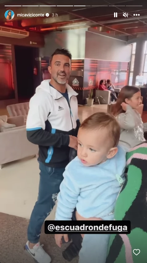 Fabián Cubero y Mica Viciconte