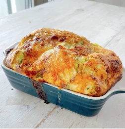 Soufflé de zucchini con arroz