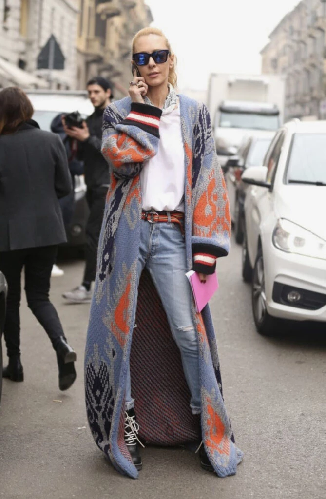 Cárdigan, el nuevo must have del otoño. Foto: Pinterest.