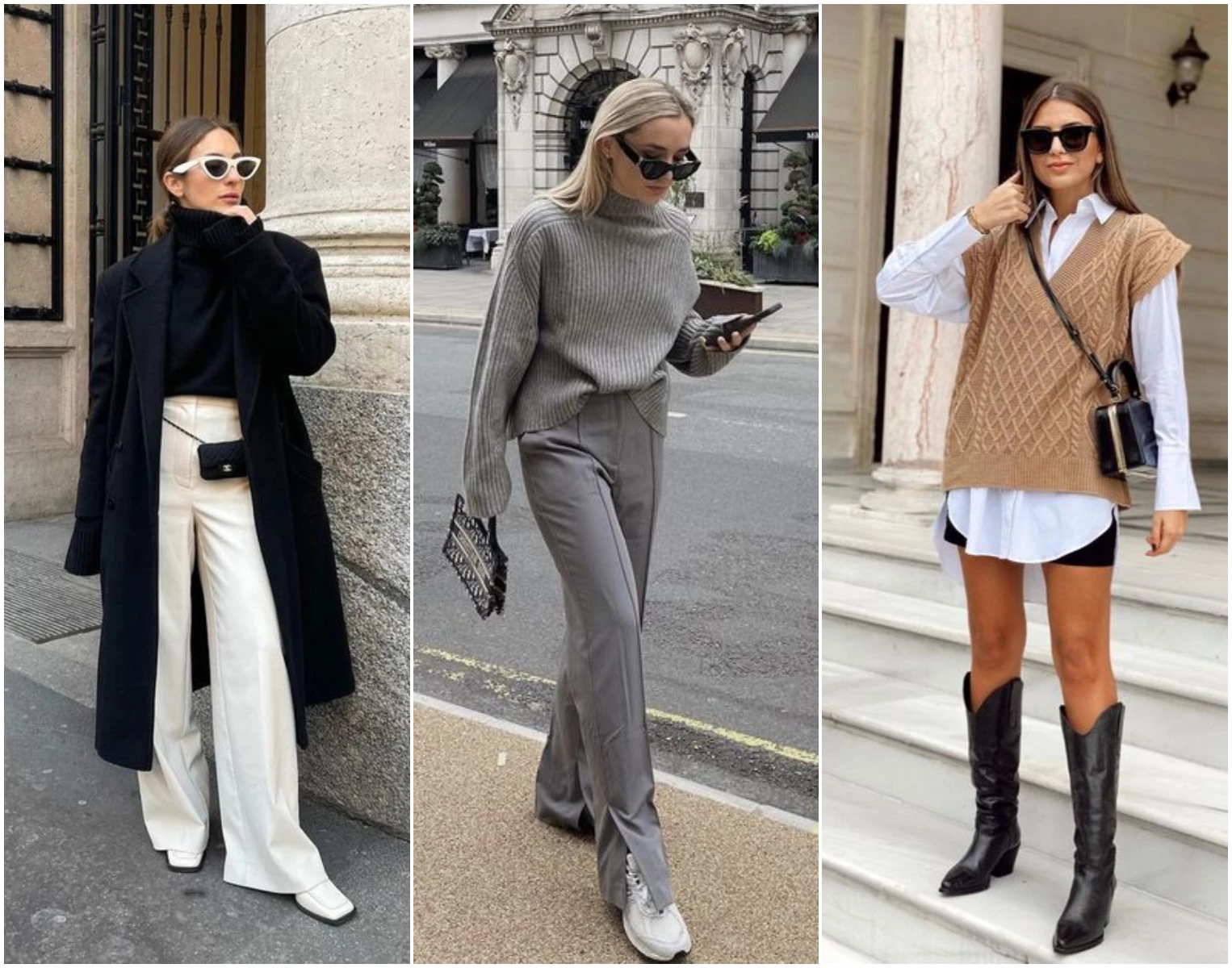 Cómo combinar colores neutros, según el street style