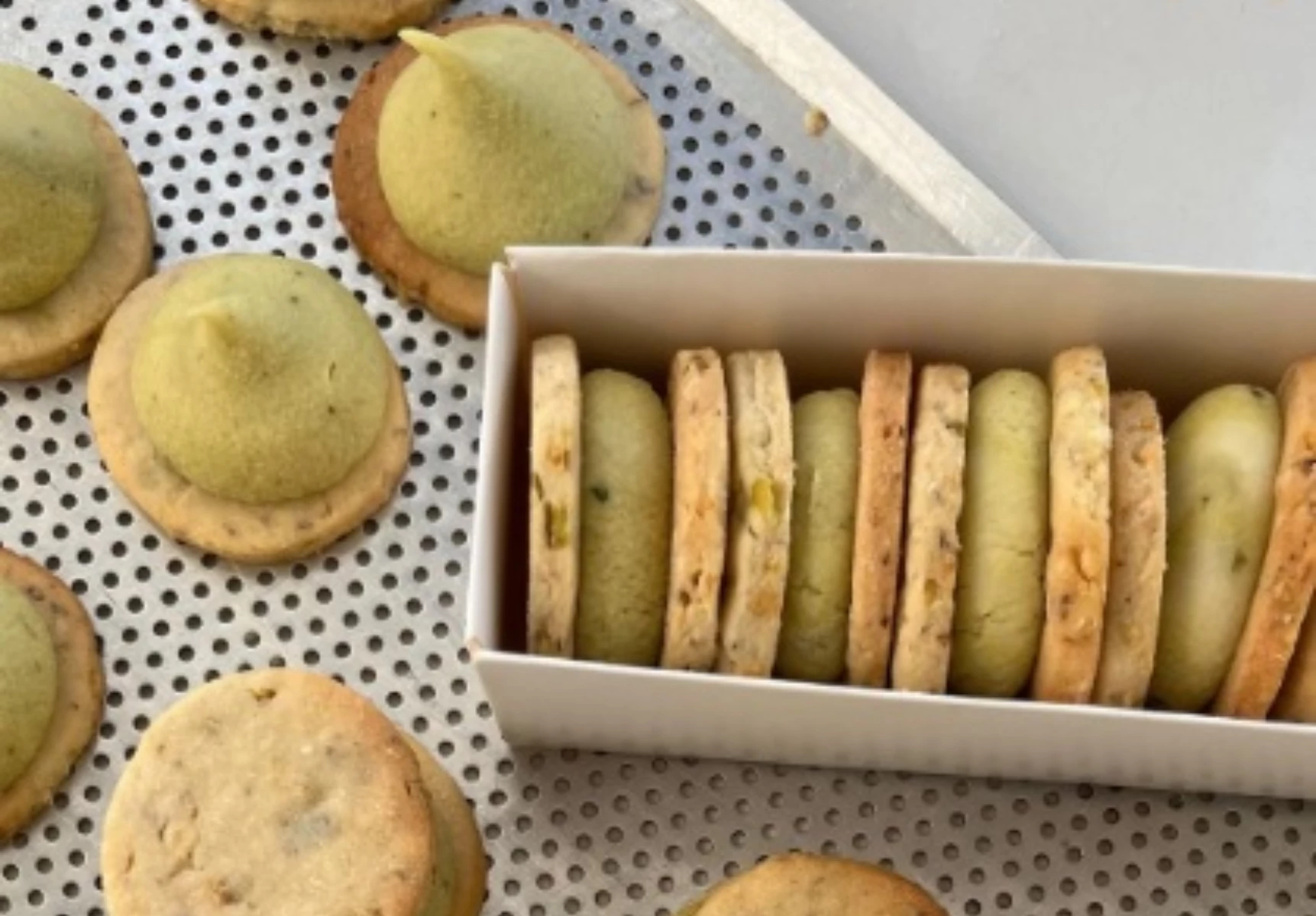 Cómo hacer alfajores de pistacho