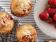 Cómo hacer muffins de frutilla para la merienda