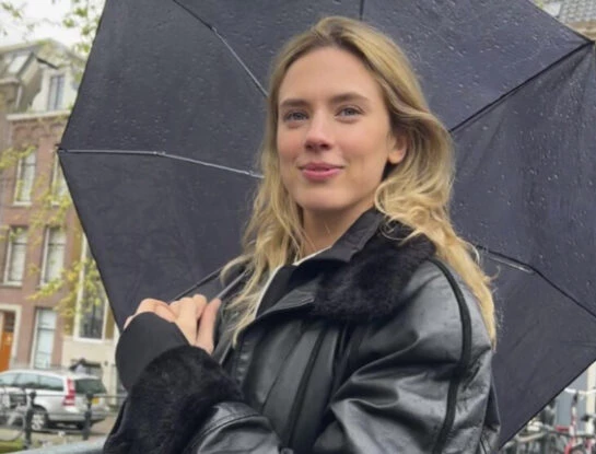 Las fotos del viaje de Delfina Chaves a Ámsterdam, donde se filmará la serie sobre la vida de Máxima Zorreguieta