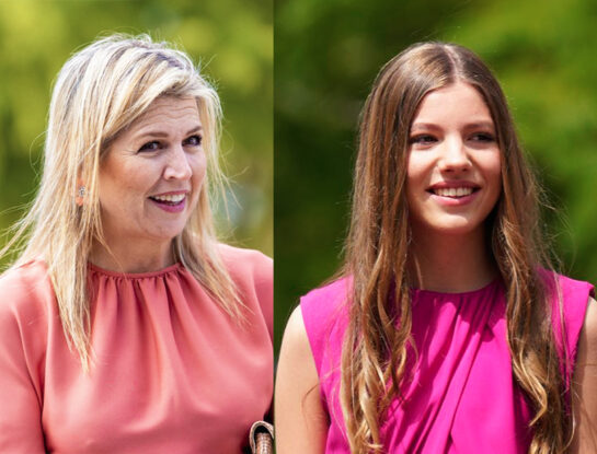 Máxima y la infanta Sofía apuestan a los colores que son tendencia en la primavera europea