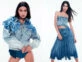 Lucia Rivera, modelo e influencer española, presenta la colección Twinset Denim Green Couture Upcycling 2023 de la marca de moda italiana.