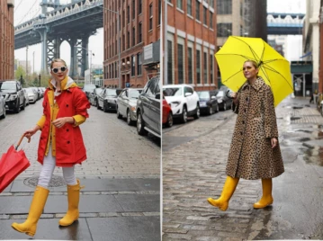Destacada botas de lluvia