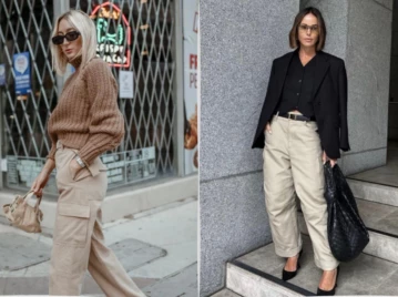 Destacada pantalón cargo