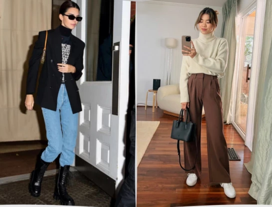 Street style: Así se llevan las poleras este otoño 2023