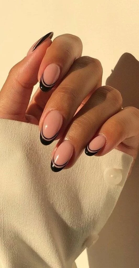 Doble francesitas, la manicura tendencia