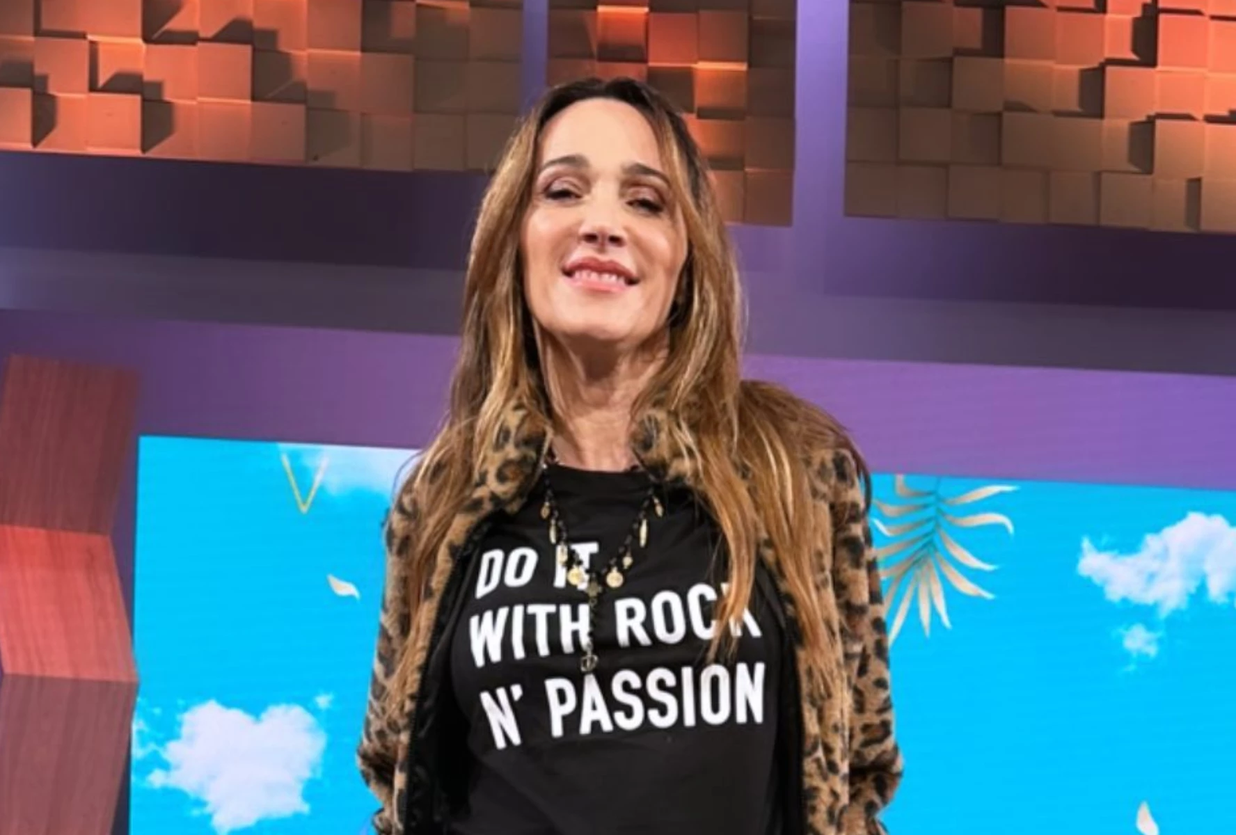 El look animal print de Vero Lozano