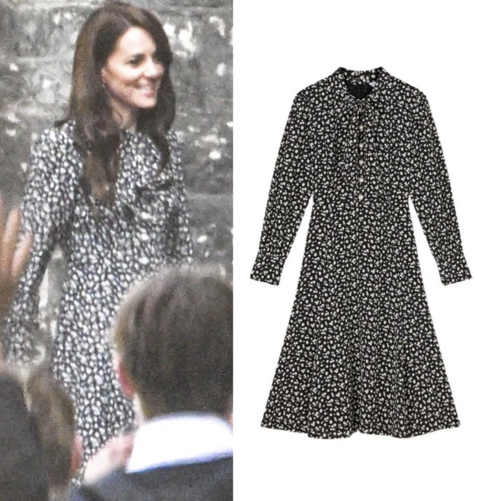 Kate Middleton y su look para el ensayo de la coronación. Foto: Instagram.