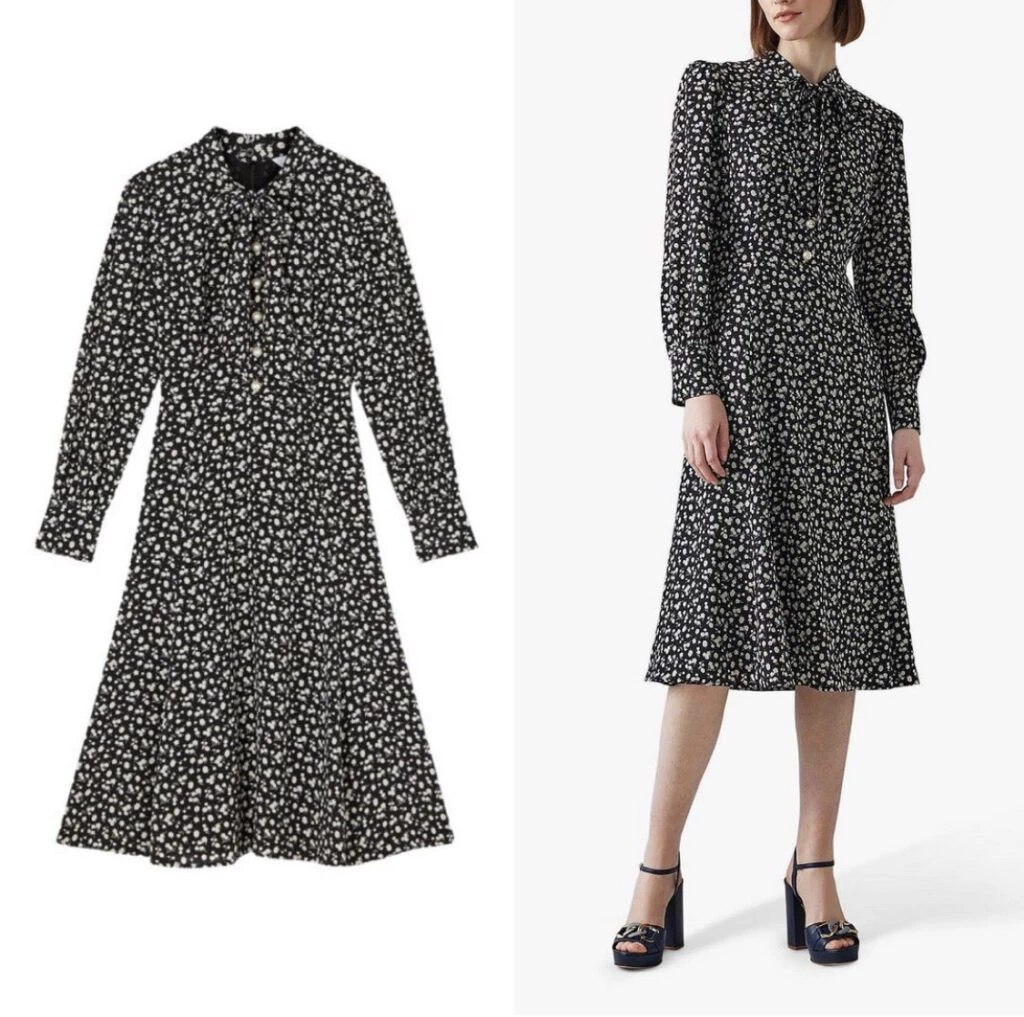 Kate Middleton y su look para el ensayo de la coronación. Foto: Instagram.