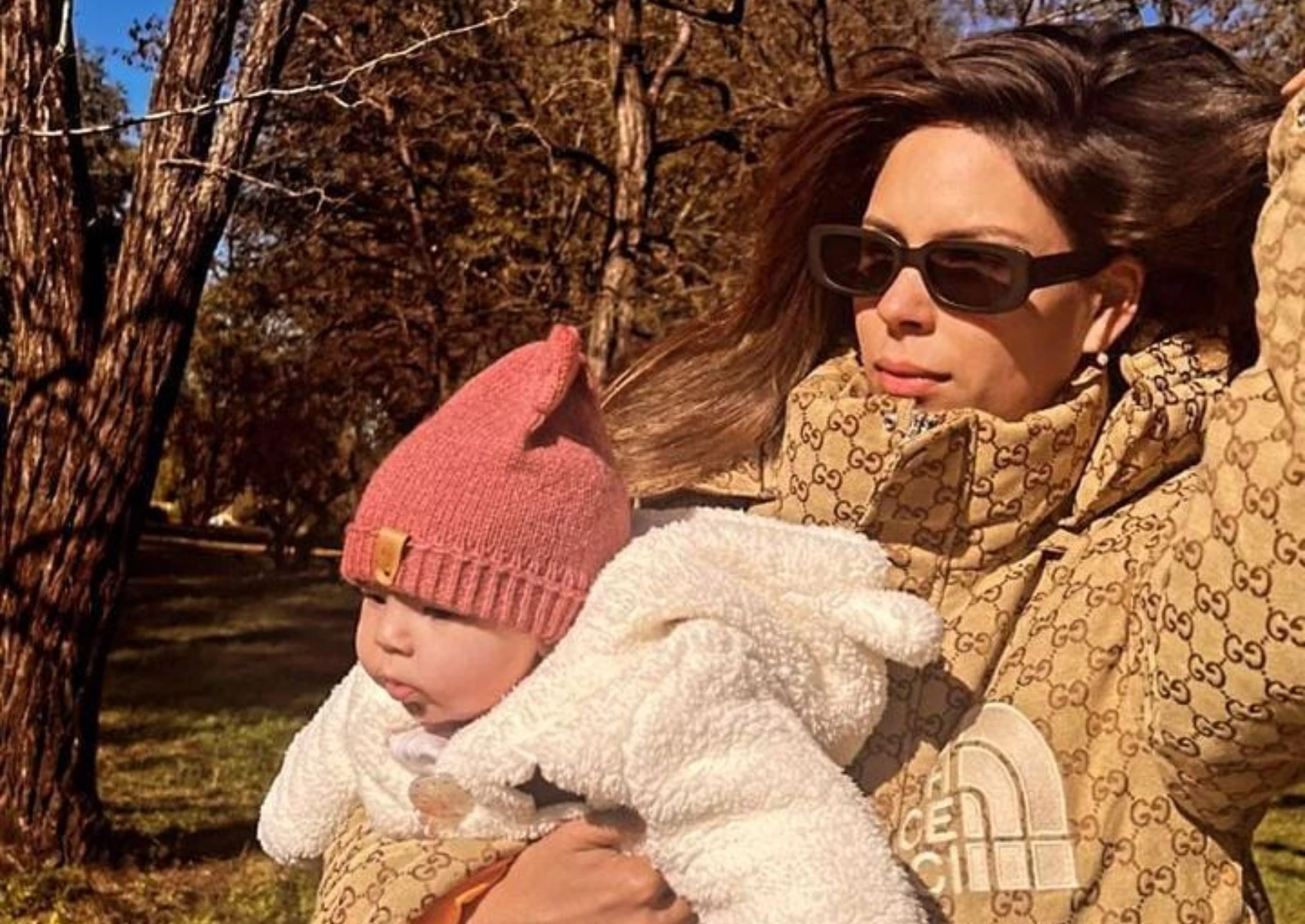 El tierno look anti frío de Sarah, la hija de Barby Franco