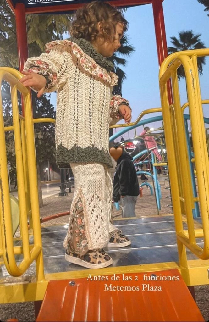 El tierno look de Filipa, la hija de Paula Chaves