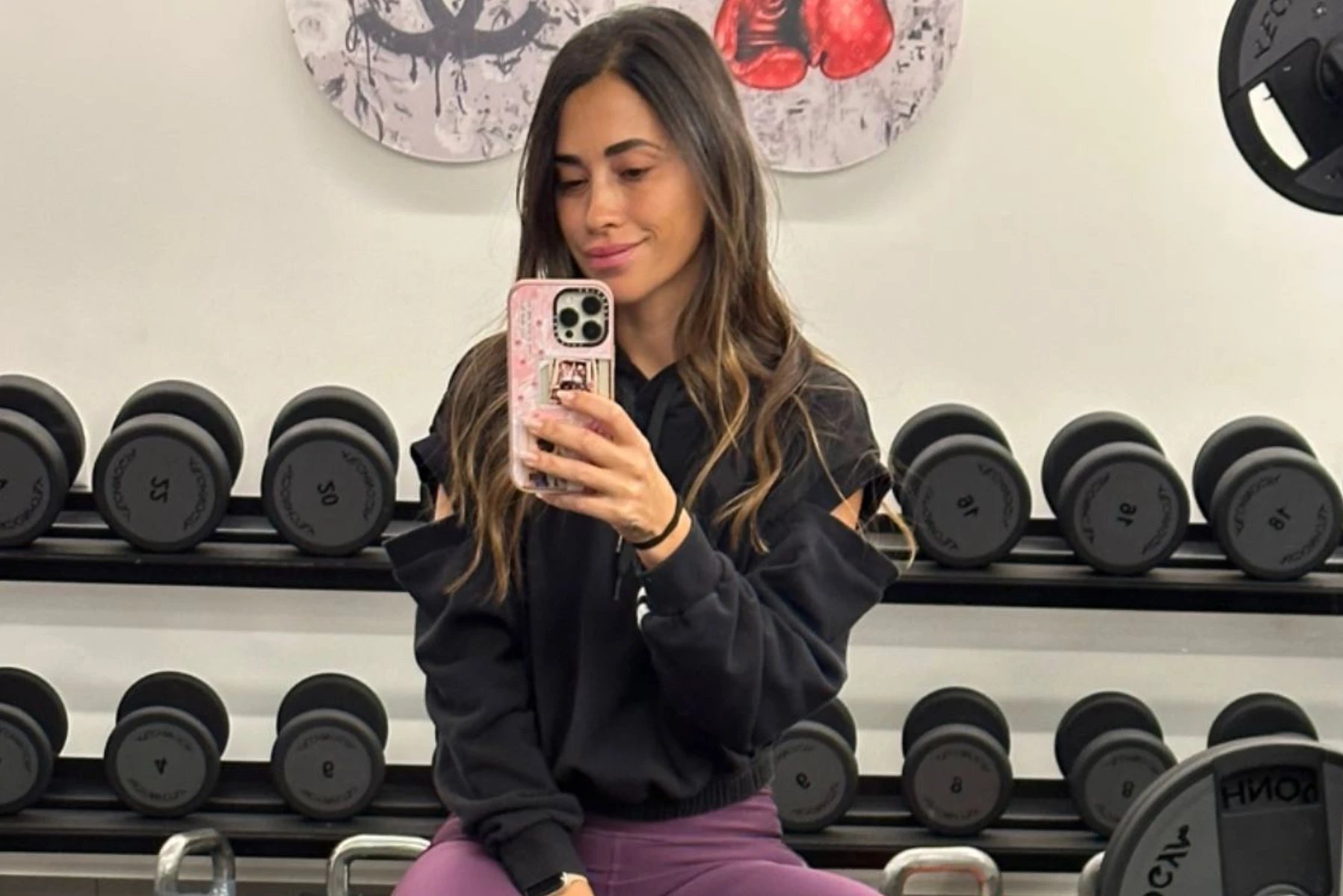 El truco de estilismo de Antonela Roccuzzo para ir al gimnasio súper canchera