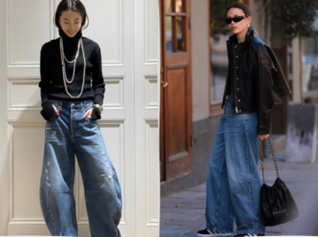 Jeans oversize destacada