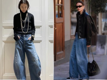 Jeans oversize destacada