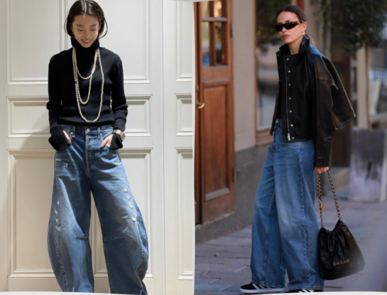 Street style: así se usan los jeans oversize este otoño 2023