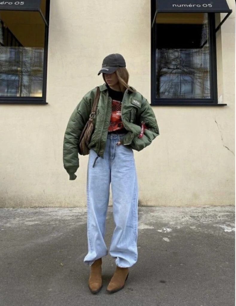 Jeans oversize, la prenda que vamos a querer usar este otoño 23