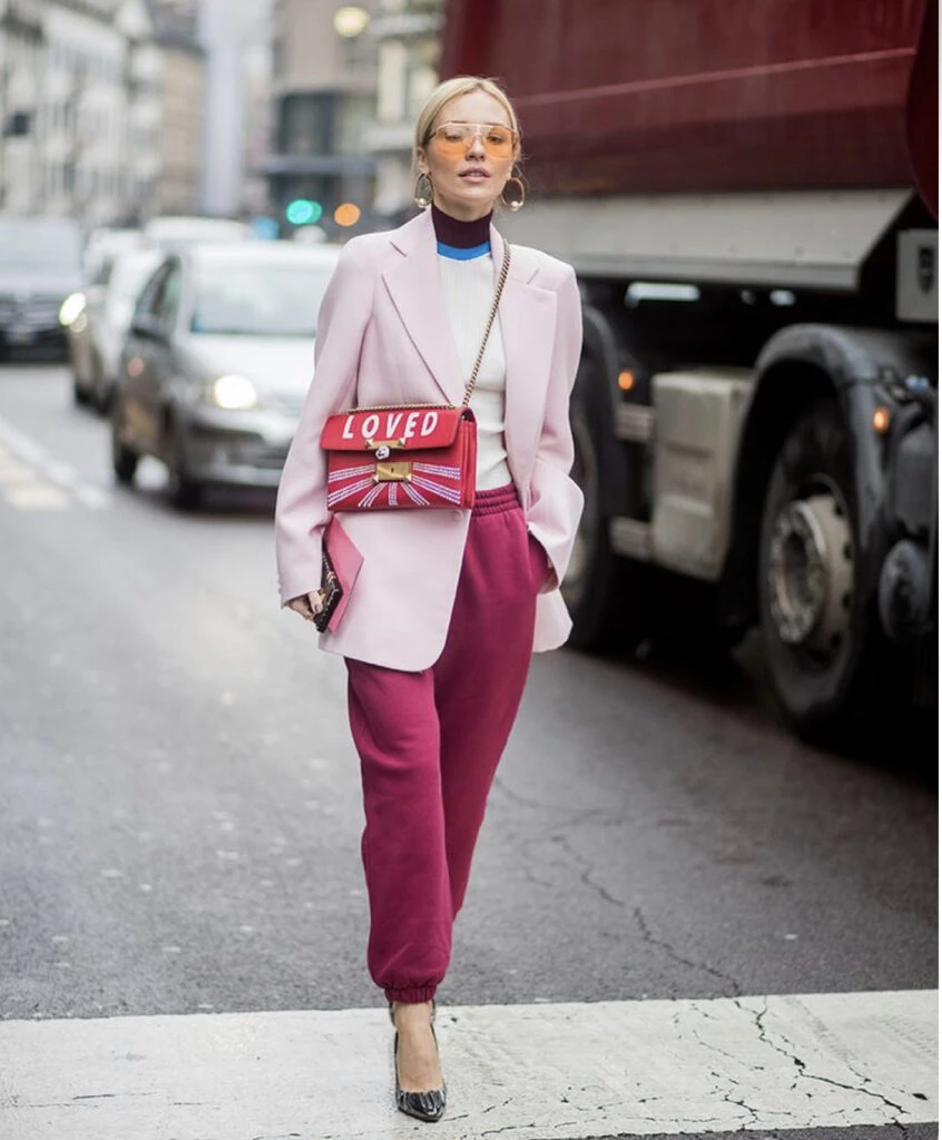 Joggings, así se llevan este otoño 2023. Foto: Pinterest.