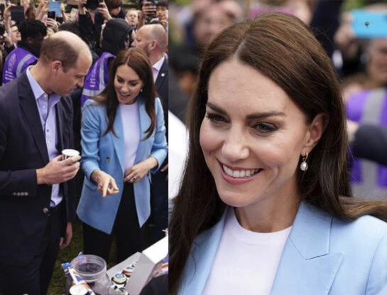 El look fashionista de Kate Middleton en el día después de la Coronación de Carlos III: llevó jean y blazer sastrero