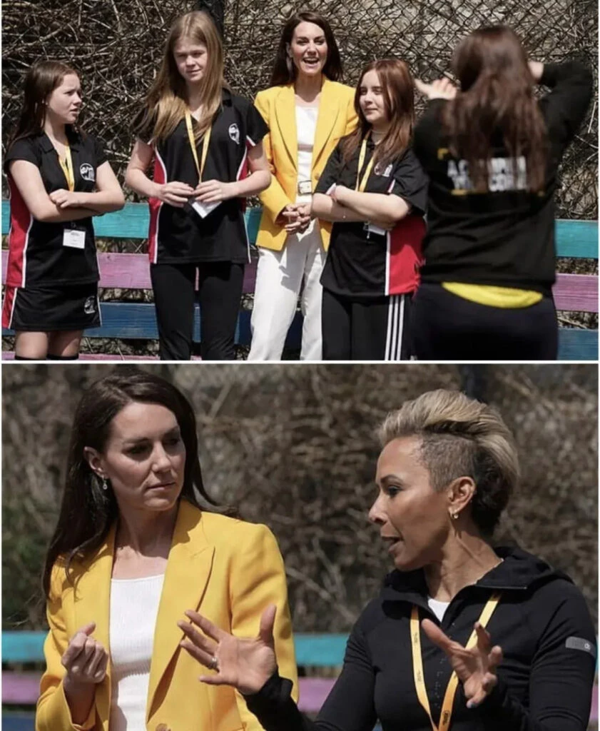 Kate Middleton apostó por un toque de color en su último look. Foto: Instagram.