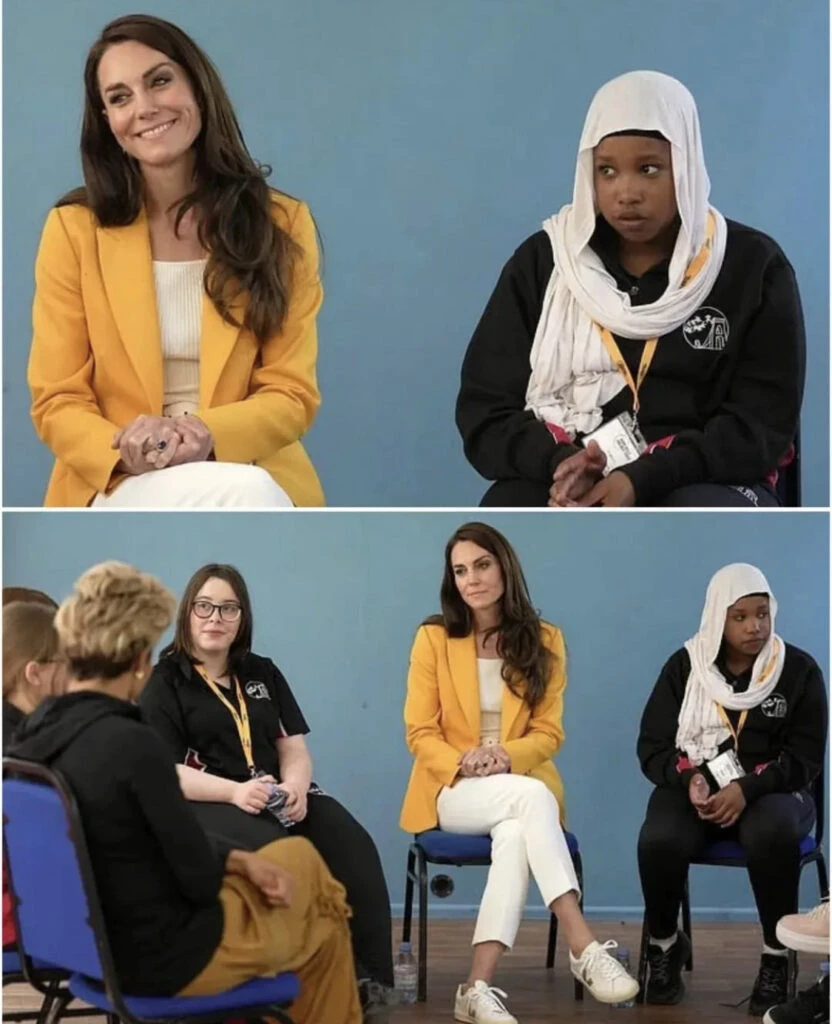 Kate Middleton apostó por un toque de color en su último look. Foto: Instagram.