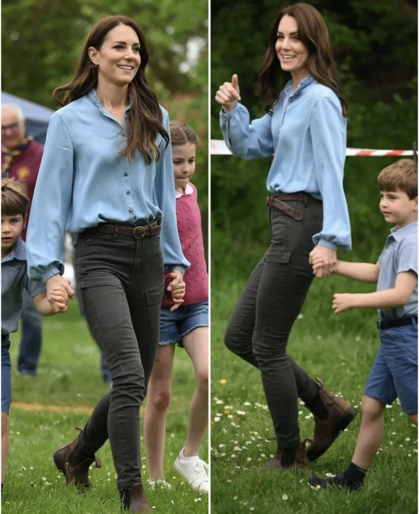 Kate Middleton eligió un look casual para celebrar el último día de Coronación. Foto: Instagram.